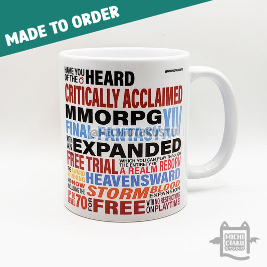 Critically Acclaimed FFXIV – Personalized 11oz Ceramic Mug
