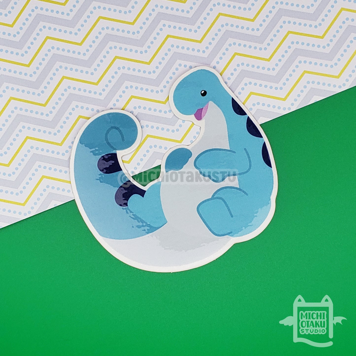 ChibiPal – Relaxaurus Clear Sticker