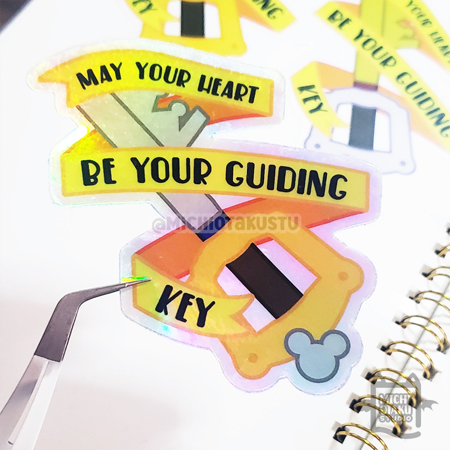 Guiding Key – Kingdom Key Holographic Sticker