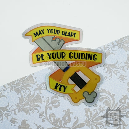 Guiding Key – Kingdom Key Holographic Sticker