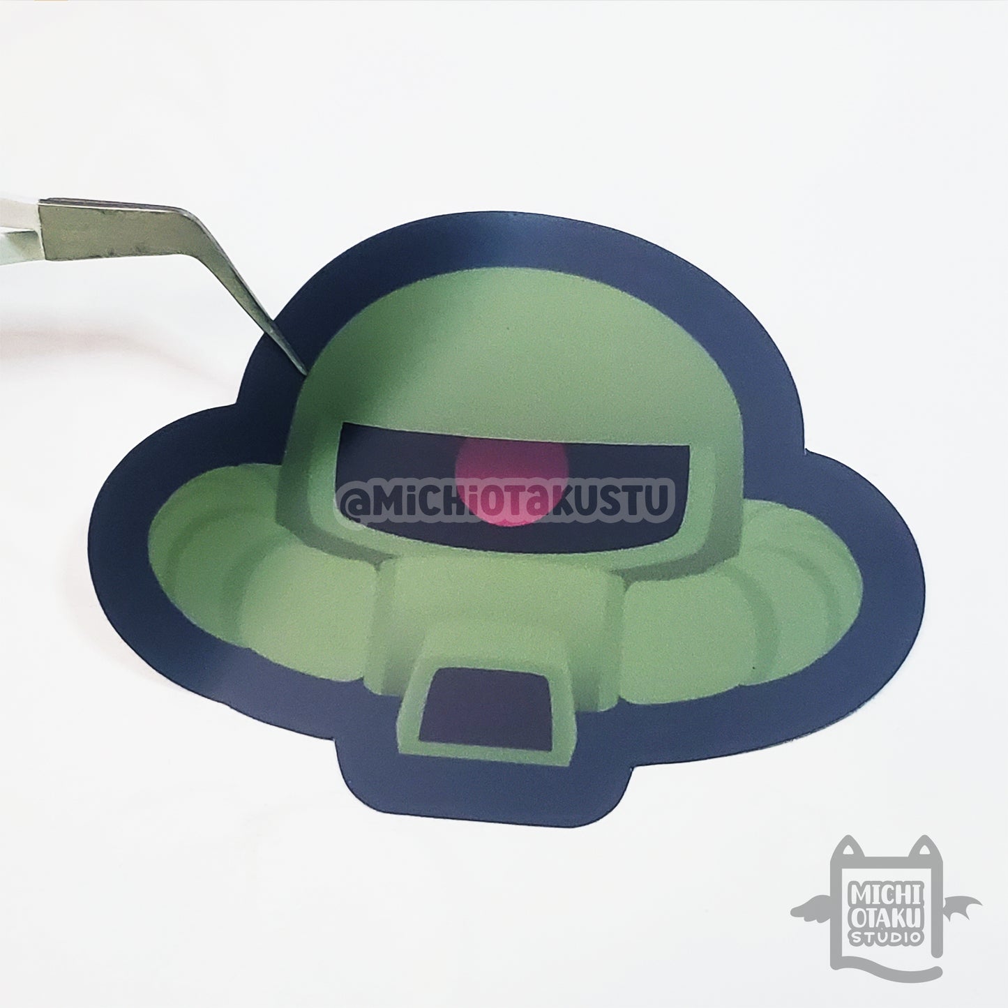 Mobile Suit Head – Green Zaku Sticker