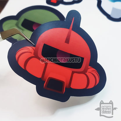 Mobile Suit Head – Char's Zaku Sticker