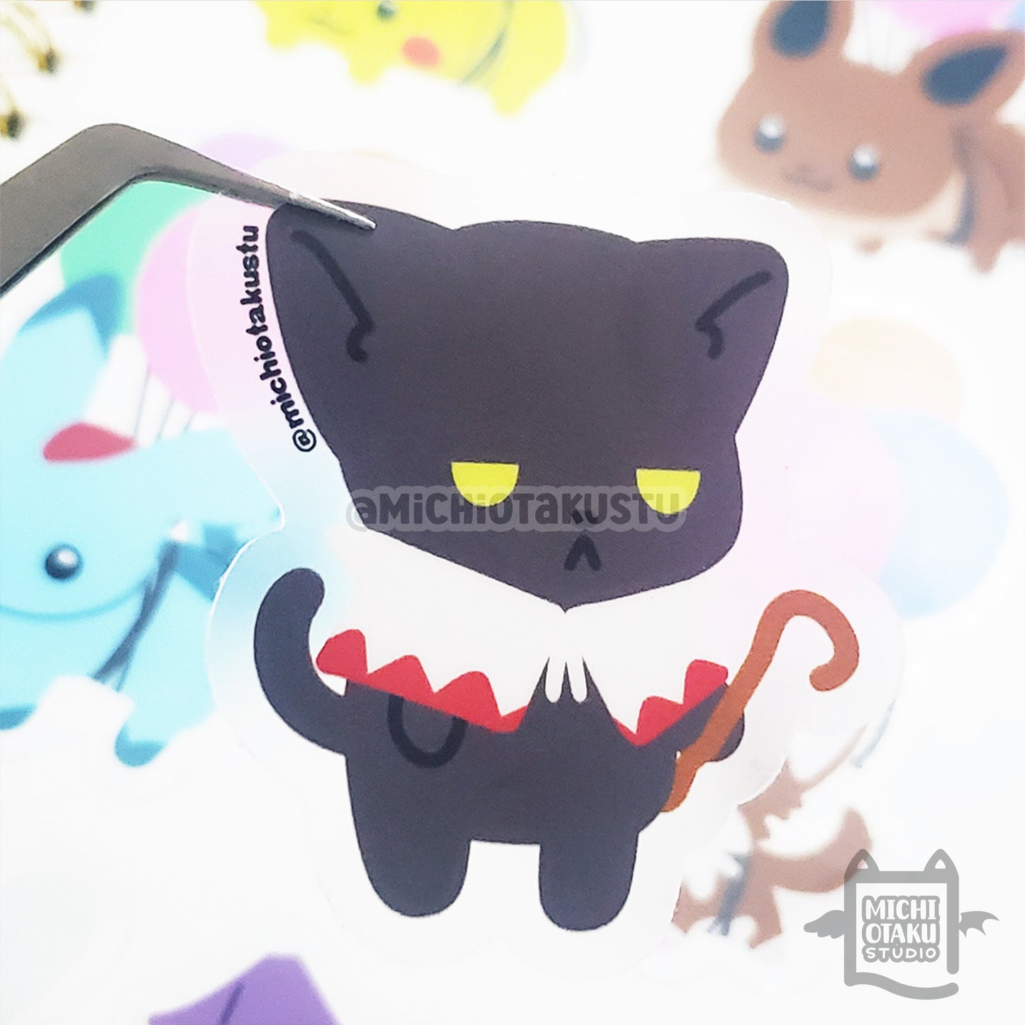 Pet Fantasy – Tom Cat the Conjurer Clear Sticker