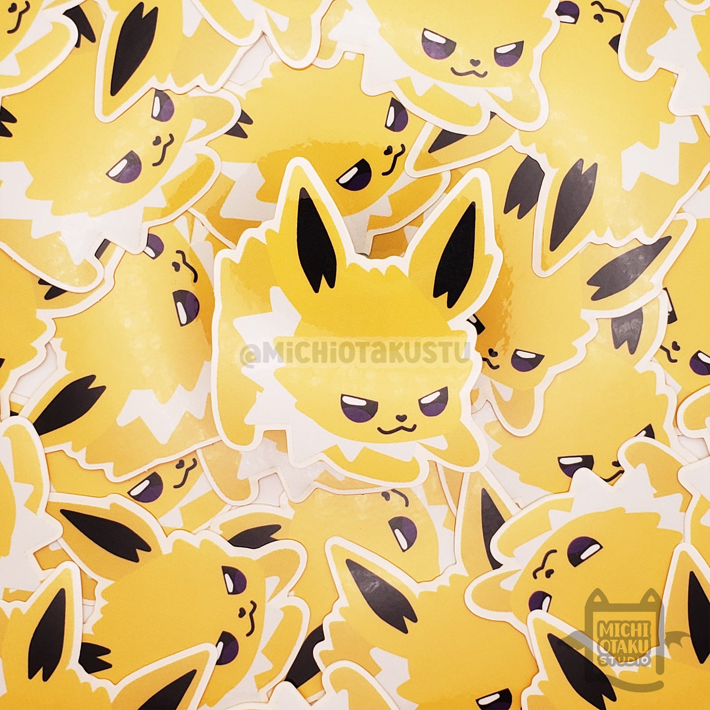 PokéChibi – Jolteon Clear Sticker