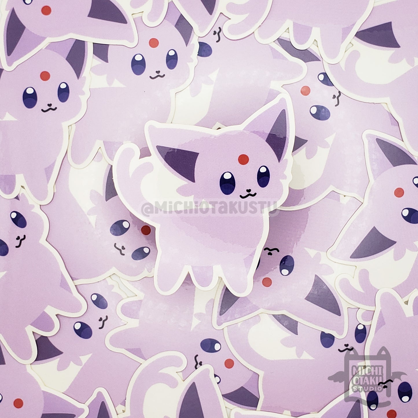 PokéChibi – Espeon Clear Sticker