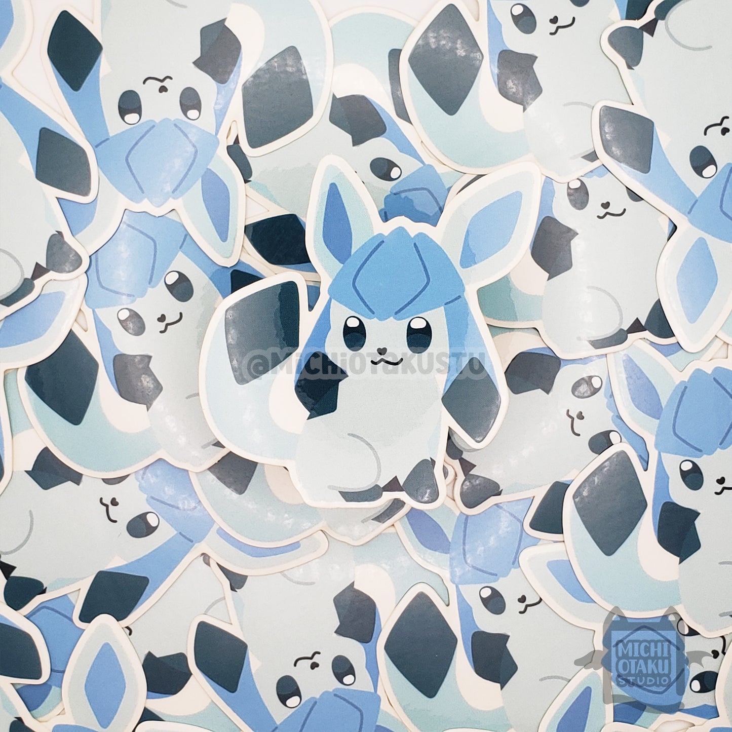 PokéChibi – Glaceon Clear Sticker