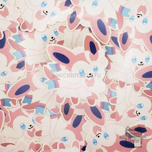 PokéChibi – Sylveon Clear Sticker