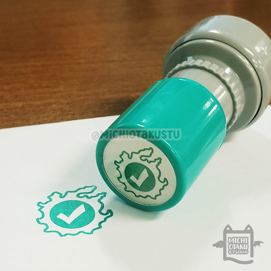 FFXIV MSQ Icon Self-Inking Stamp – Green