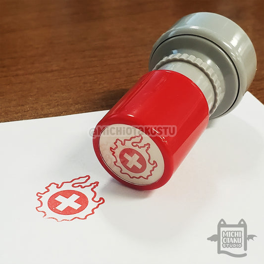 FFXIV MSQ Icon Self-Inking Stamp – Red