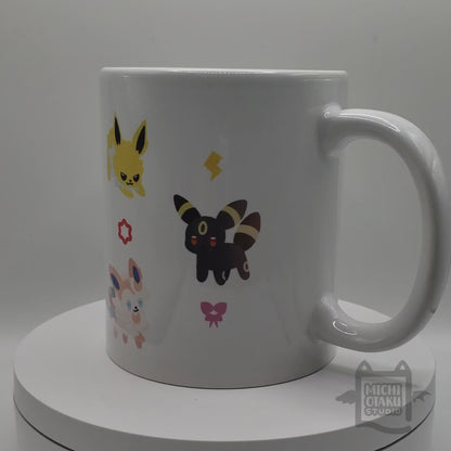 PokéChibi – Eeveelution 11oz Ceramic Mug